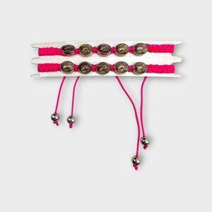 ❗️5/$25❗️Hot Pink Beaded Bracelet Set